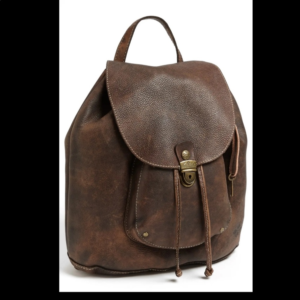 Patricia Nash Casape Backpack Brown leather